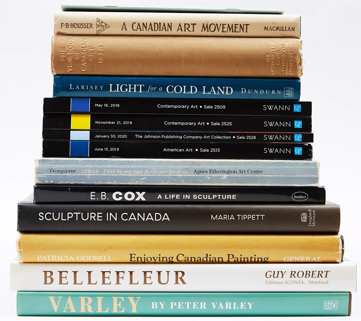 Books and Reference, Collection of Publications on Art and Canadian Artists (Including Lyman, Morrice, Bellefleur, Varley, among others), fourteen books