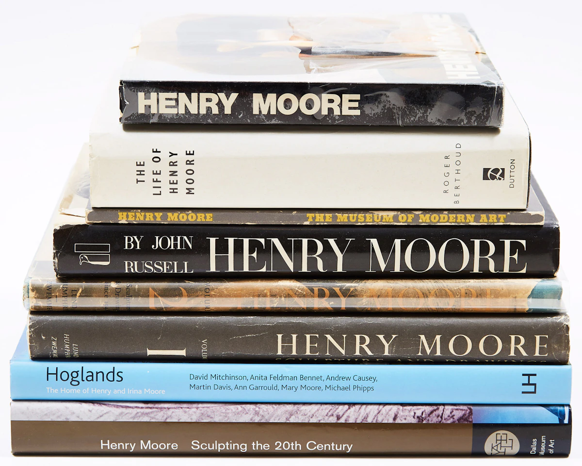 Books and Reference, Collection of Henry Moore Art Books, eight books