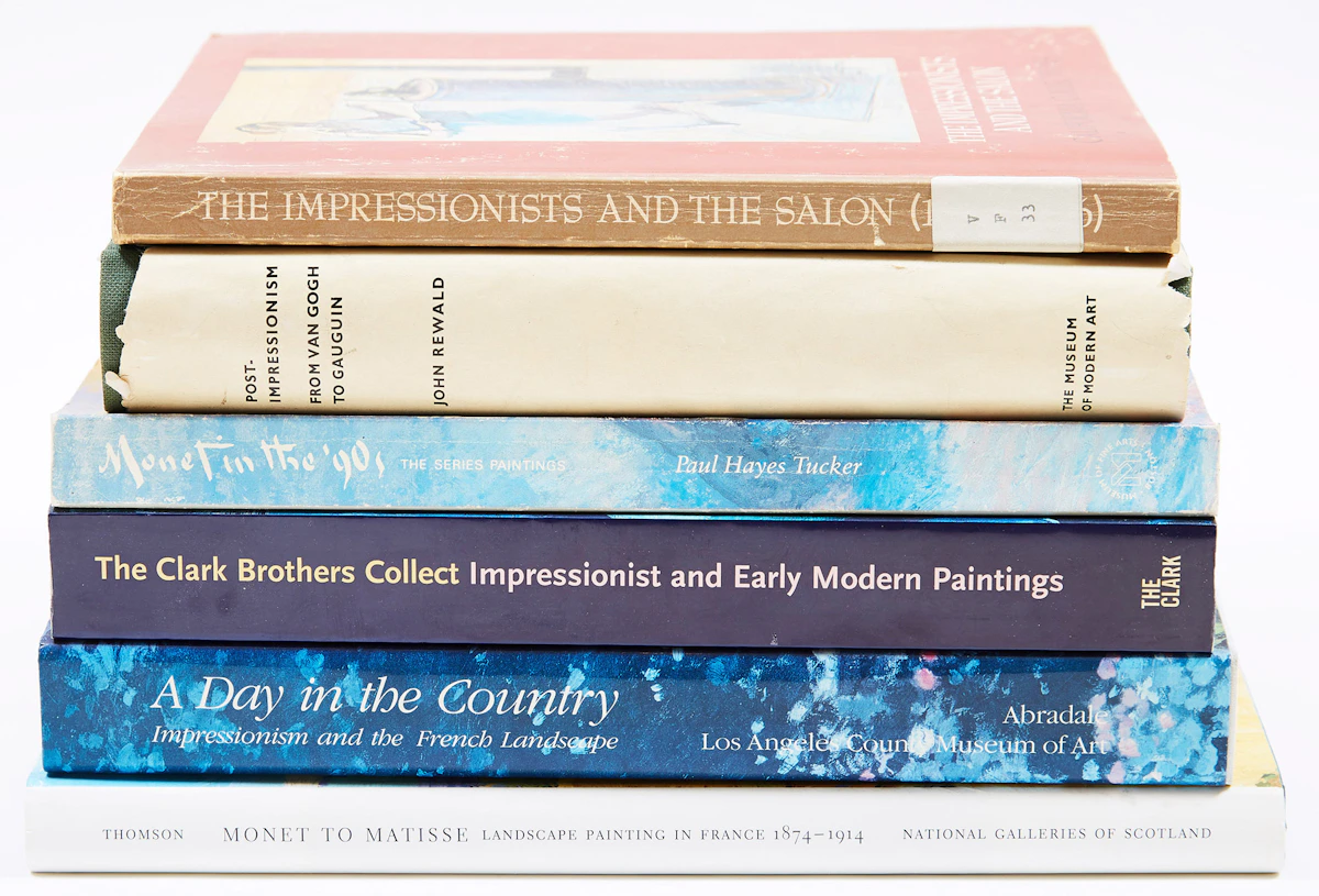 Books and Reference, Collection of French Impressionism and Post-Impressionism Publications, six books