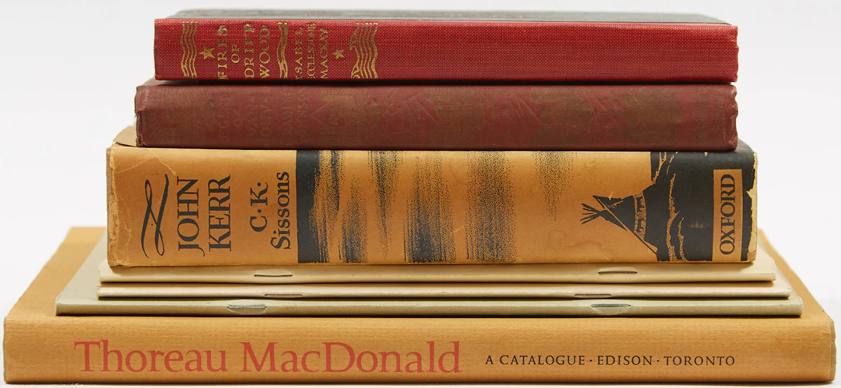 Books and Reference, Collection of Thoreau MacDonald and J.E.H. MacDonald Illustrated Books , eight publications