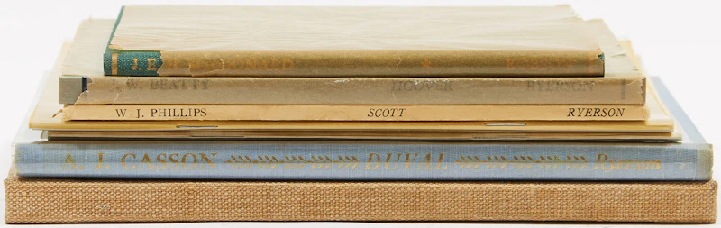 Books and Reference, Collection of Seven Canadian Artist Reference Books, Seven publications