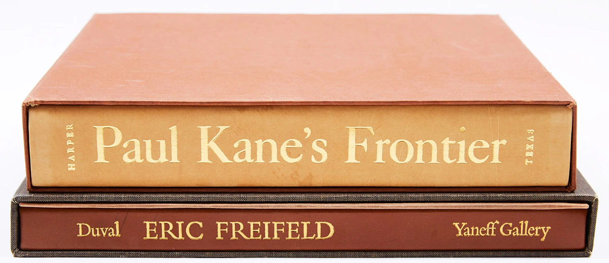 Books and Reference, Paul Kane’s Frontier; Eric Freifeld, two books and lithograph, 1971