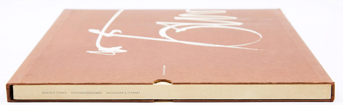 Harold Barling Town, Harold Town: Enigmas, book with lithograph, 1964