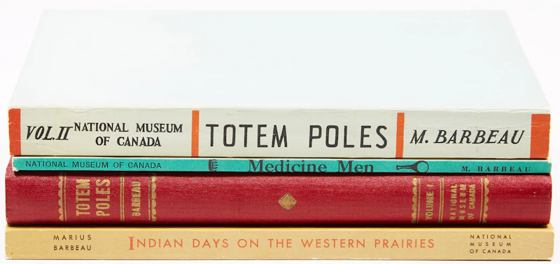 Books and Reference, Collection of Marius Barbeau Books, four books