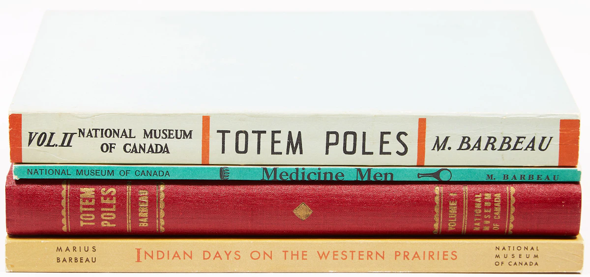 Books and Reference, Collection of Marius Barbeau Books, four books