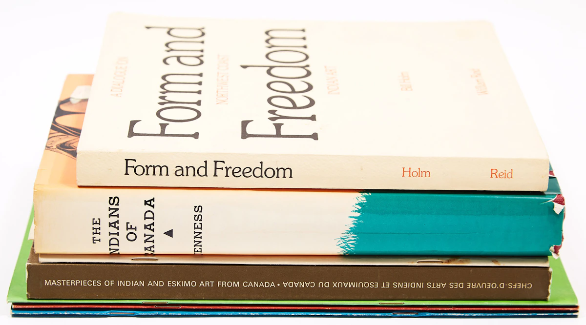 Books and Reference, Collection of Reference Books on Indigenous and Inuit Art , seven books