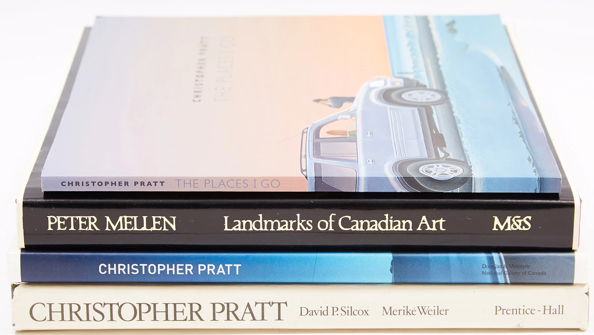 Books and Reference, Reference Books on Christopher Pratt and Landmarks of Canadian Art, four books