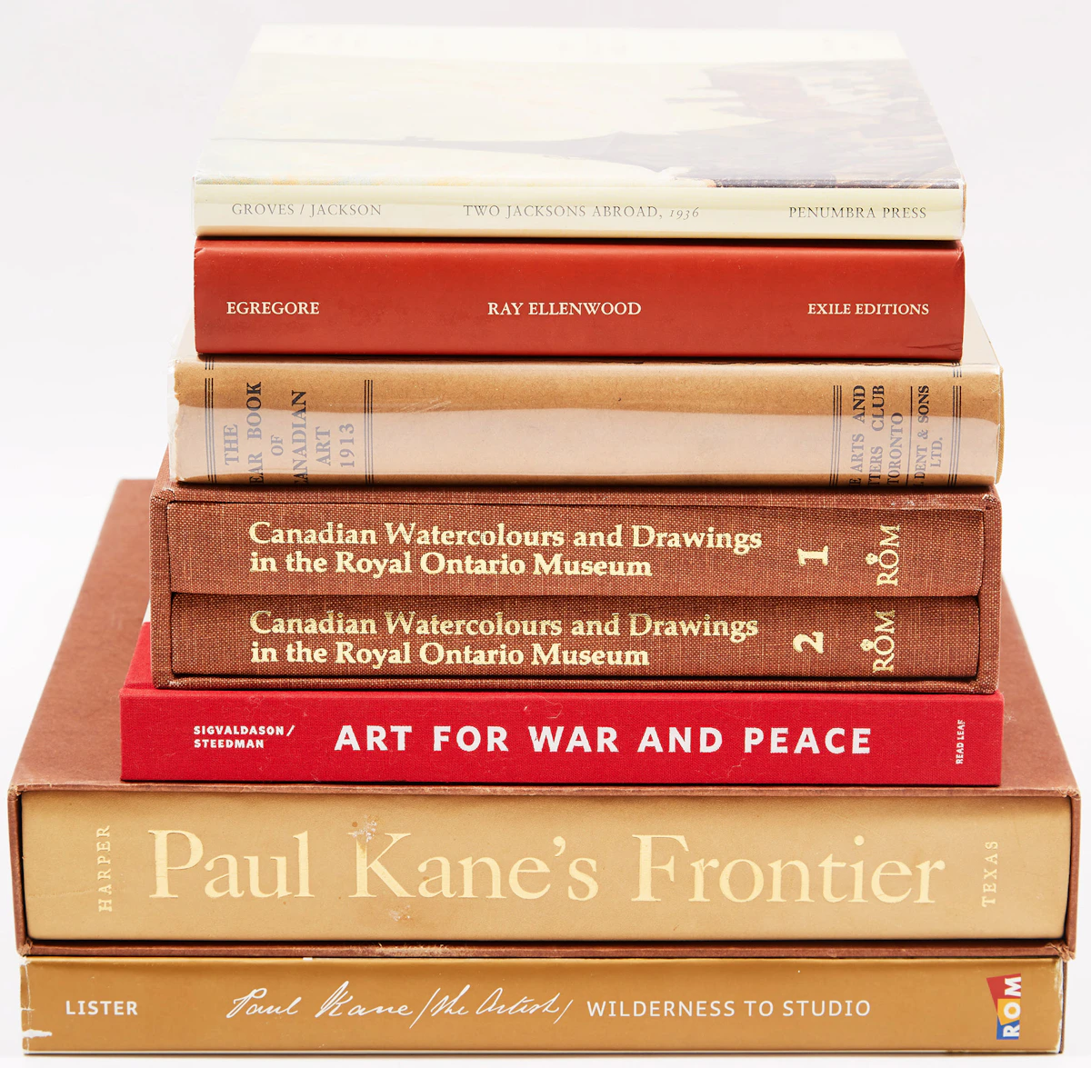 Books and Reference, Seven Canadian Art Reference Books, seven books