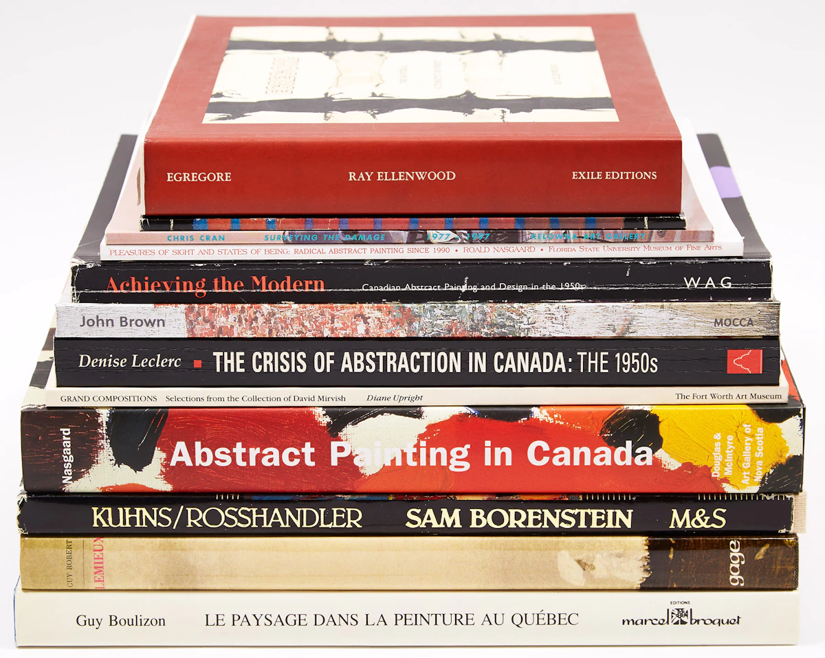 Books and Reference, Twelve Canadian Art Reference Books, twelve books