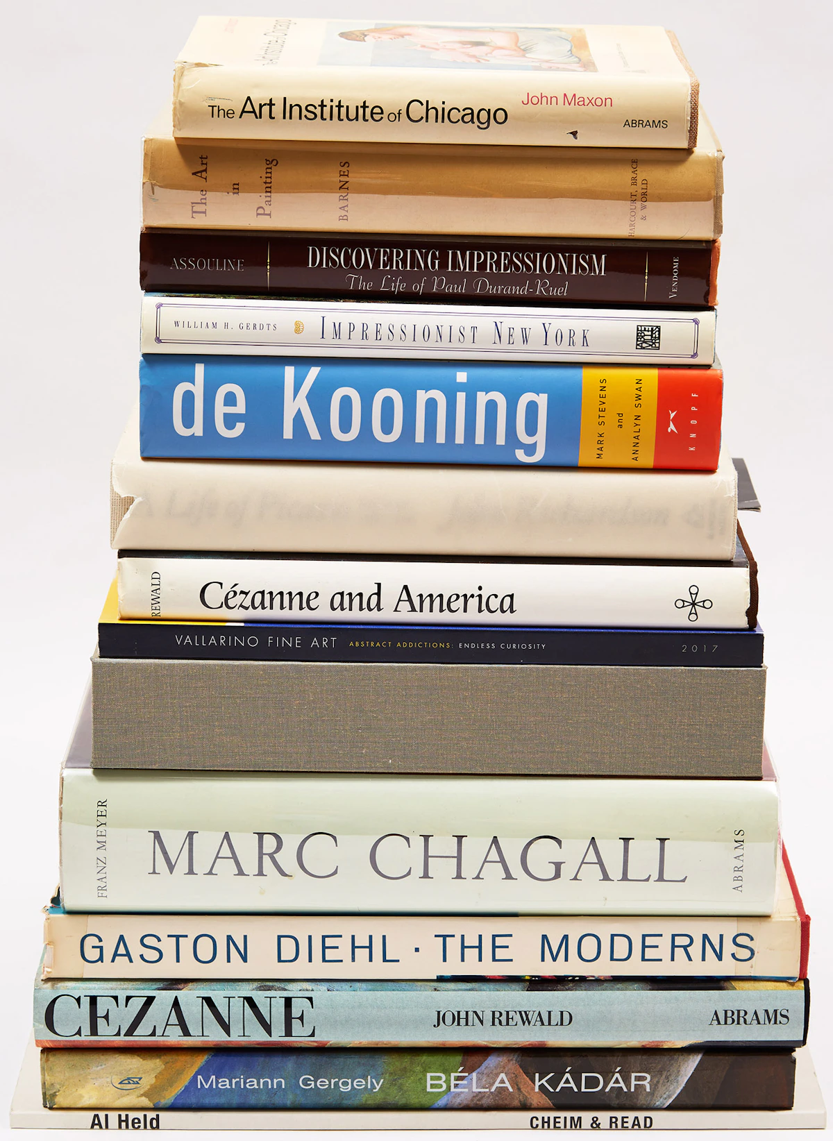 Books and Reference, Fourteen International Art Reference Books (including Chagall, de Kooning, Cezanne and Picasso, among others), fourteen books