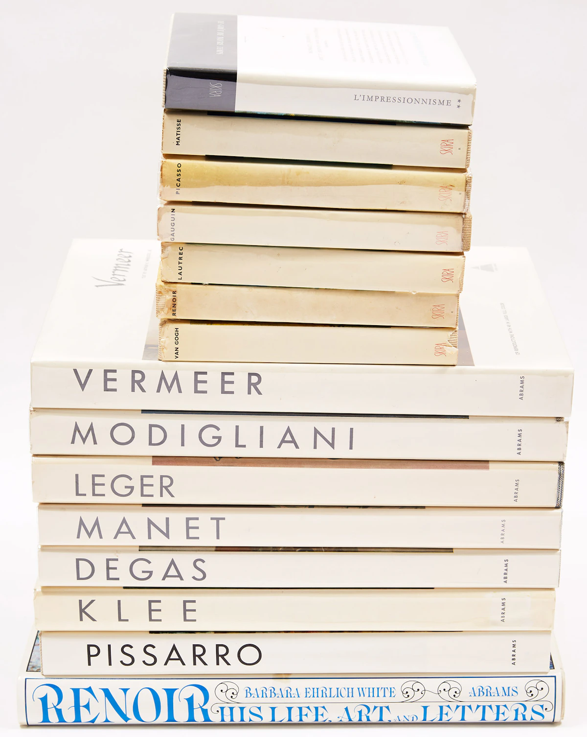 Books and Reference, Fifteen International Art Reference Books (Including Renoir, Pissarro, Klee, Degas, Leger, among others), fifteen books