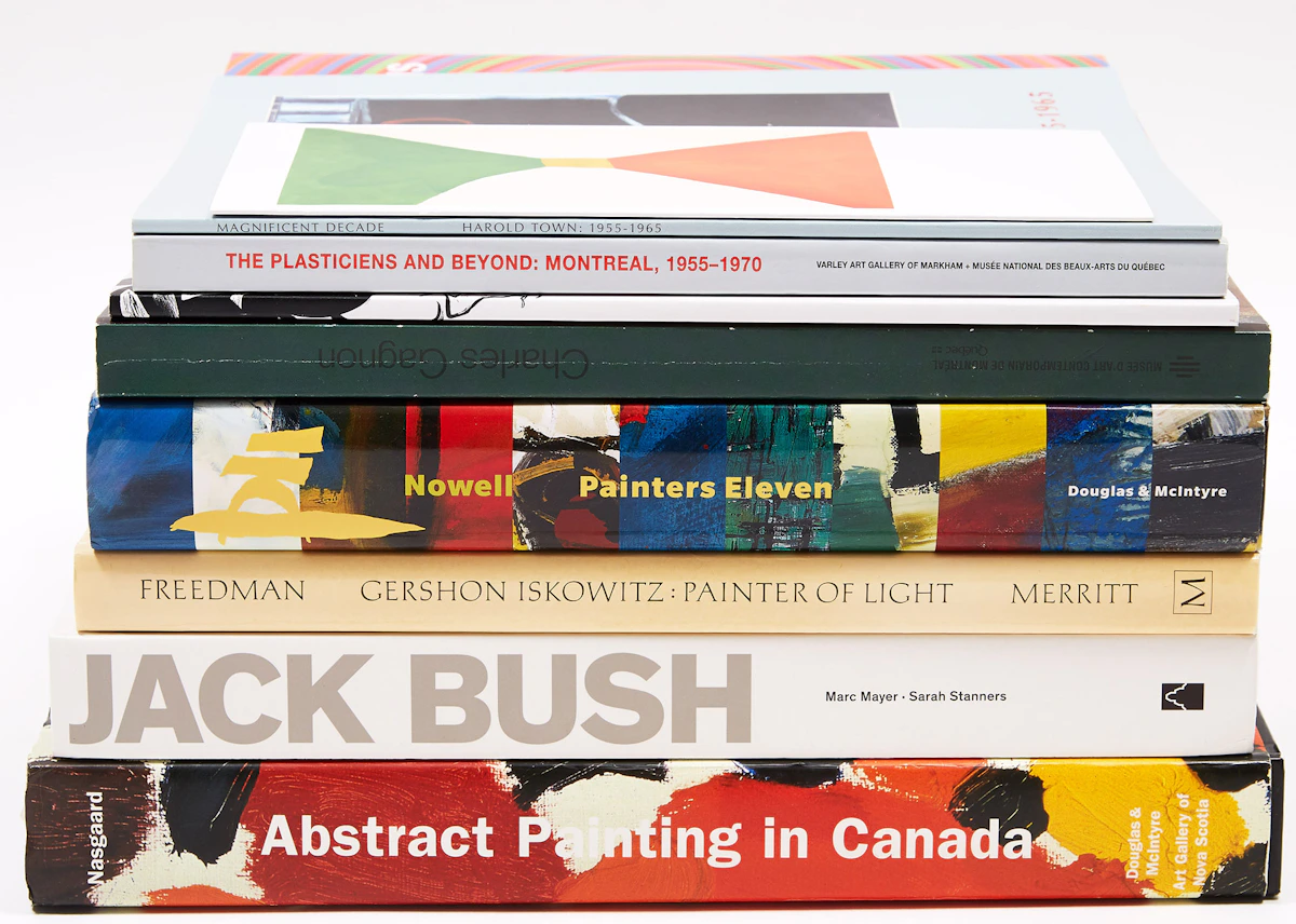 Books and Reference, Eight Canadian Art Reference Books (Including Bush, Gagnon, Town, Cahen, among others), eight books