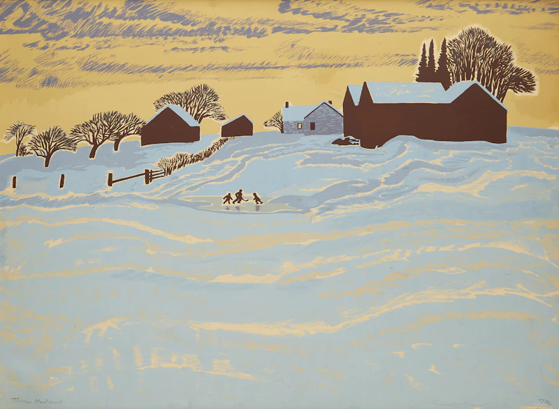 Winter Evening by Thoreau MacDonald