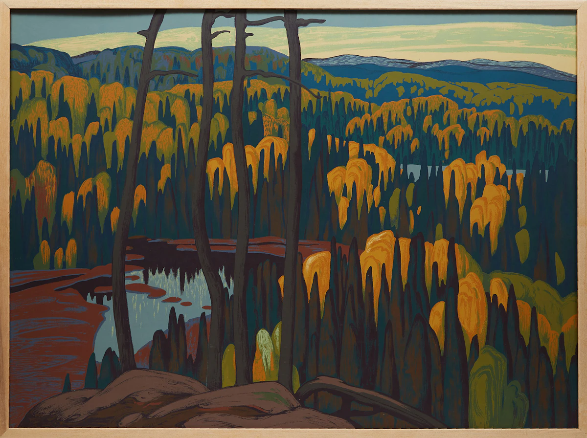 Lawren Stewart Harris, Algoma Country, sampson-matthews silkscreen