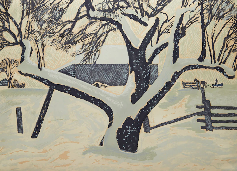 Snow Storm by Thoreau MacDonald