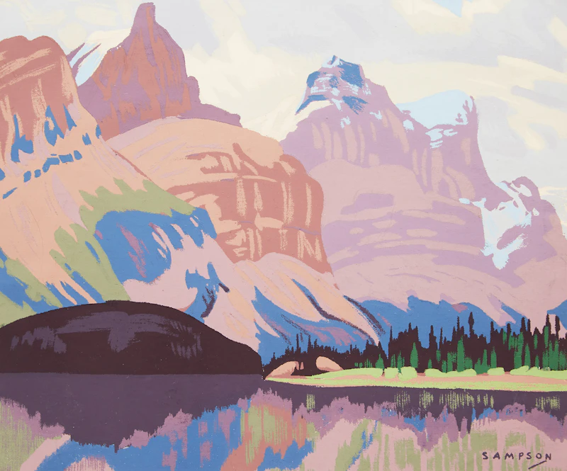 Mountain Range by Joseph Ernest Sampson