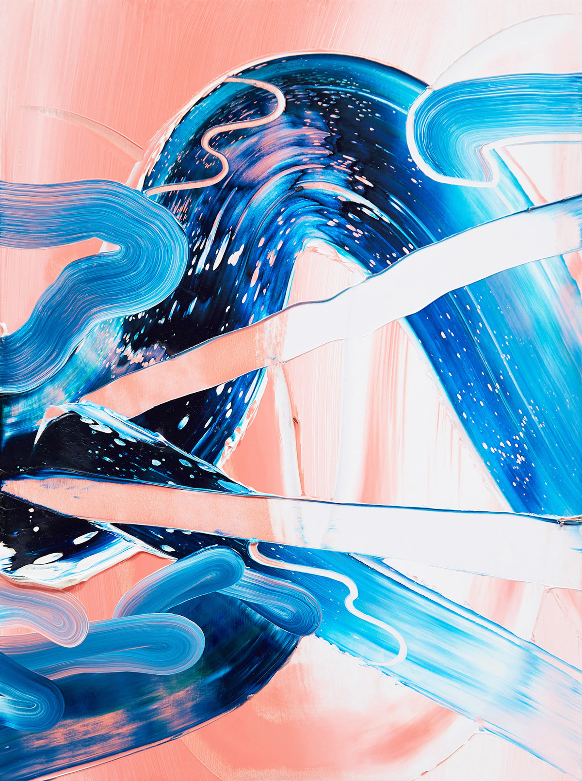 Erin Loree, Ride the Wave, oil on panel, 2015