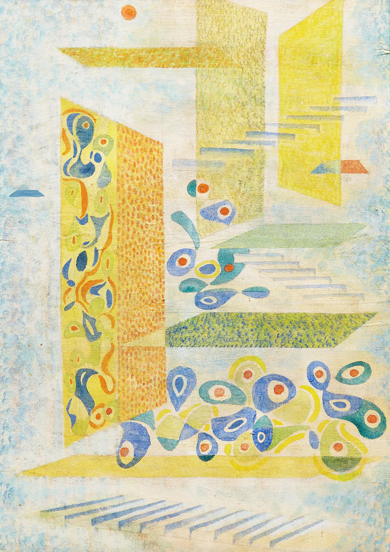 Abstract Composition, Mexico #4 by Gordon McKinley Webber