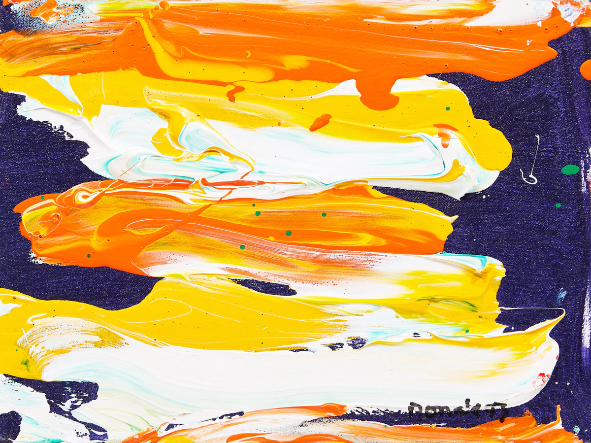 William Ronald, Bridge, acrylic on canvas, 1997