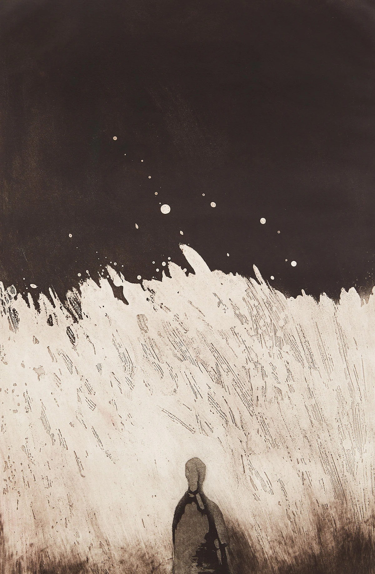 Unknown 20th Century Artist, Silence-Motion; Inverse, two lithographs