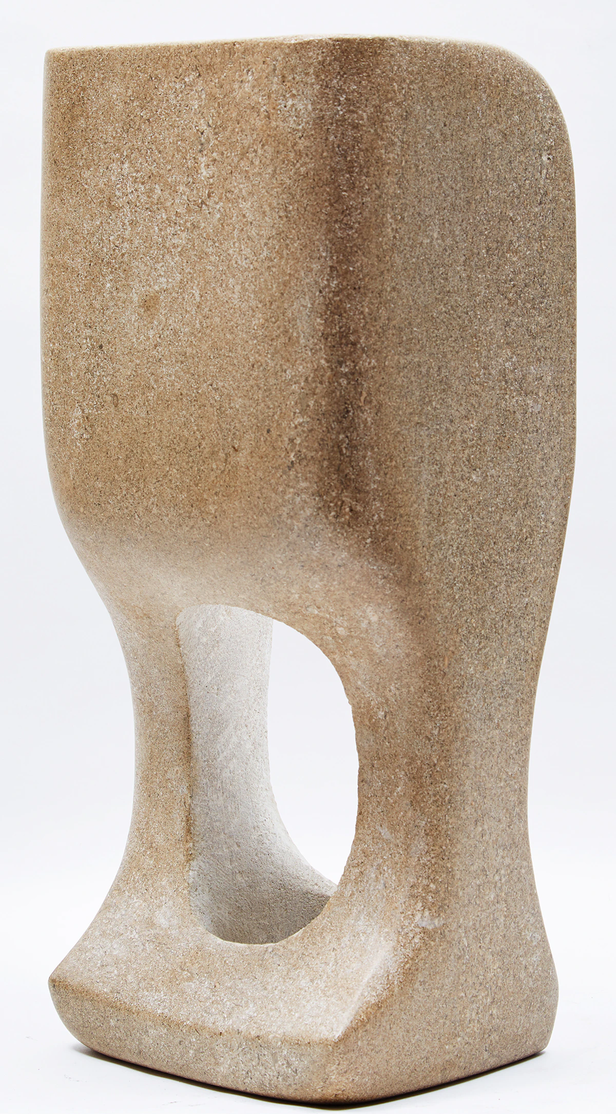 Roger Cavalli, Untitled (Abstract Form), stone sculpture