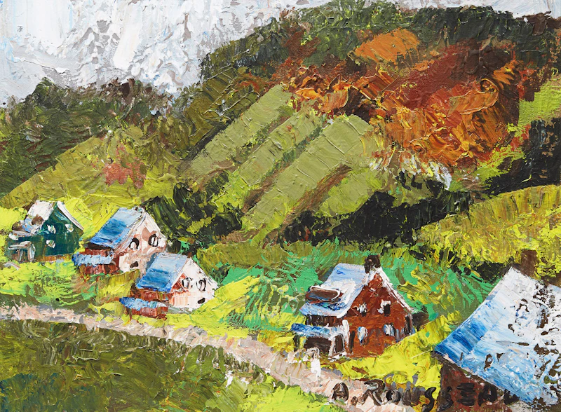 Albert Rousseau, Charlevoix, oil on canvas