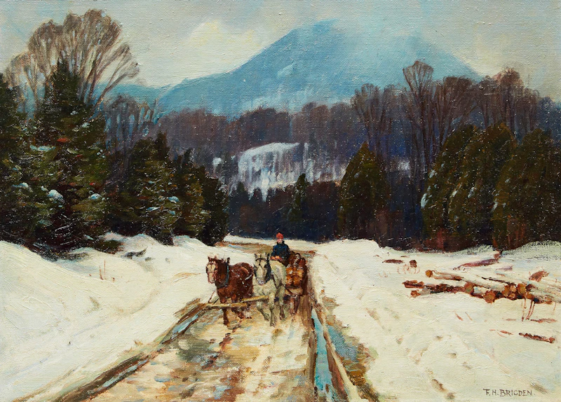 March Weather, Eastern Townships by Frederick Henry Brigden