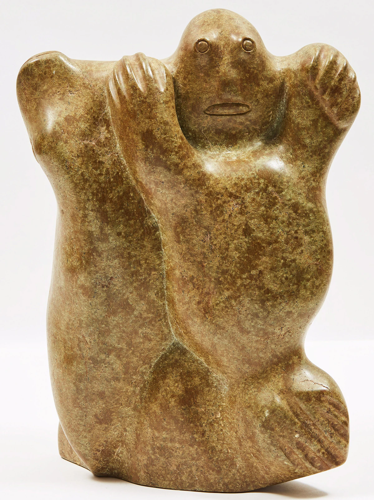 Unidentified Inuit Artist, Double-Sided Composition, stone