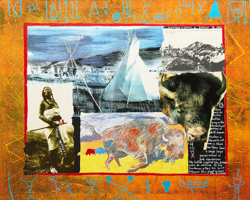 Buffalo Hierophany by Jane Ash Poitras