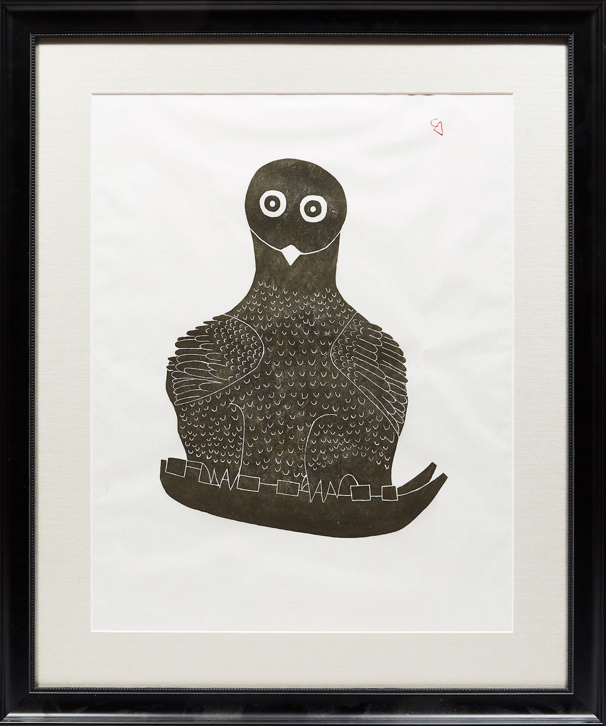 Davidialuk Alasua Amittu, Bird, stonecut