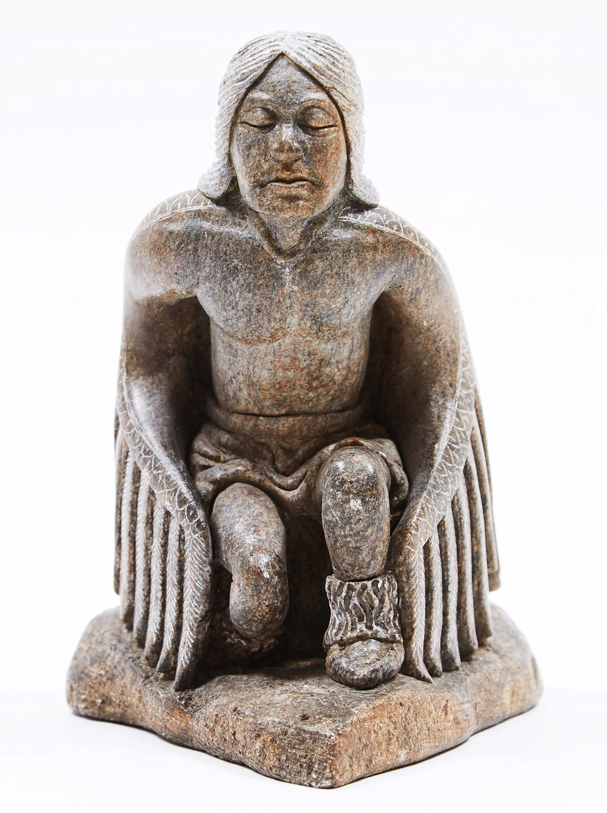 Joseph Jacobs, Eagle Hunt Dancer, steatite, 1983