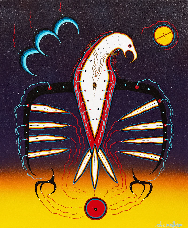 Watching Over Mother Earth by Blake Debassige