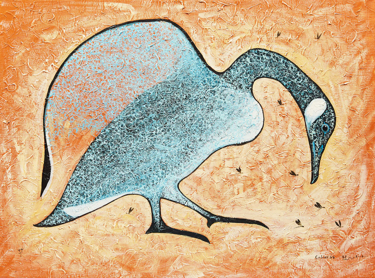 Eddy Cobiness, Untitled (Goose), oil on canvas, 1982