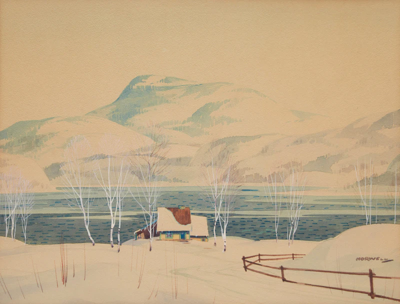 Cabin by the Lake by Graham Noble Norwell