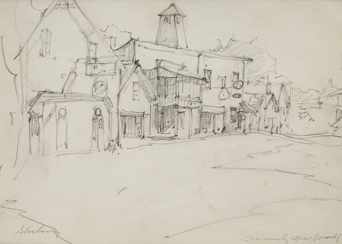 Manly Edward MacDonald, Stirling (Mill Street), pencil