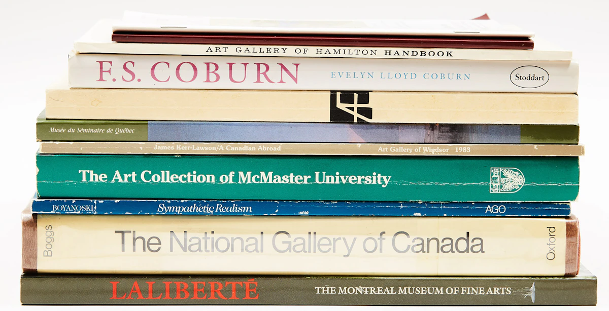 Books and Reference, Eleven Canadian Art Reference Books, eleven books