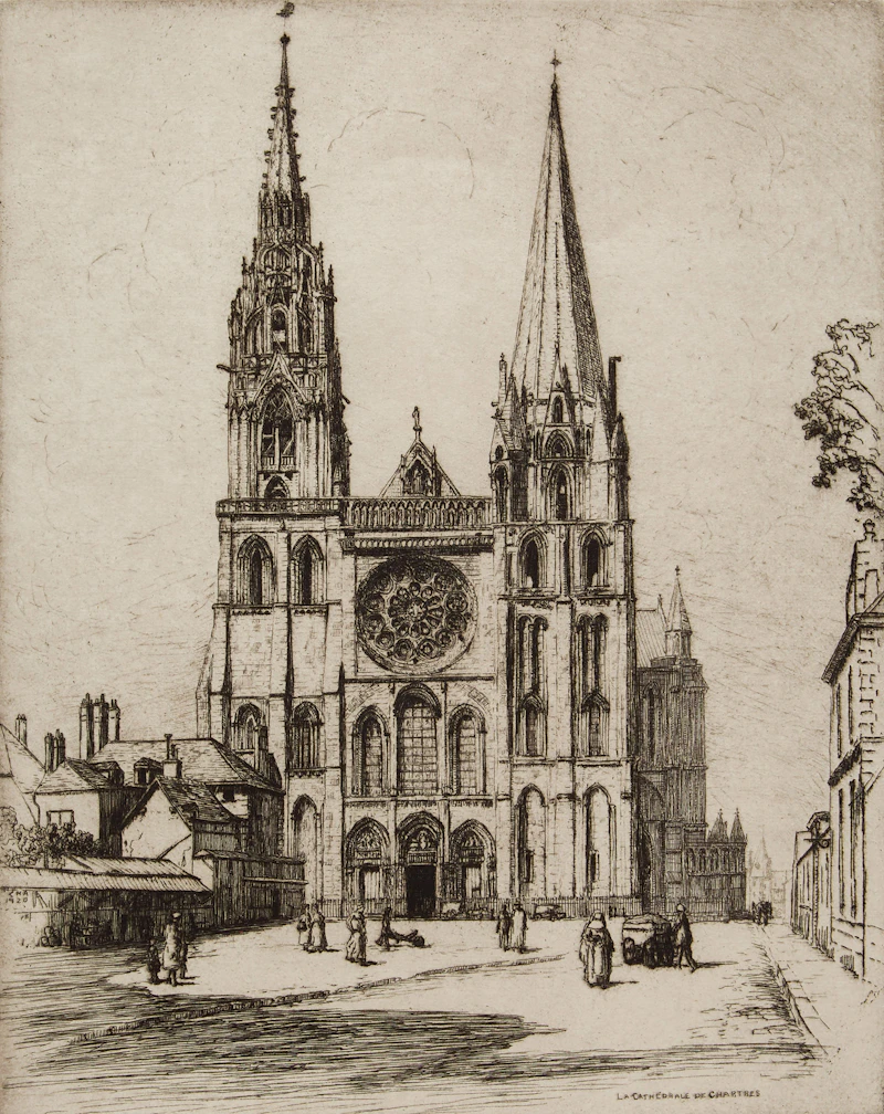 La Cathédrale de Chartres by Caroline Helena Armington