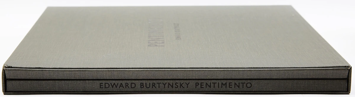 Edward Burtynsky, Pentimento, Book and c-print, 2010