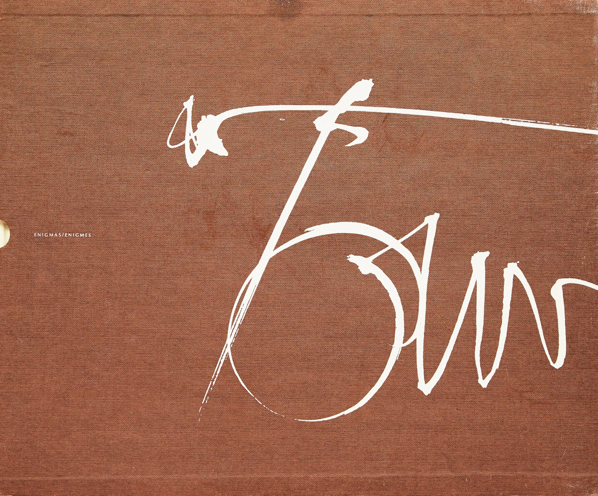 Harold Barling Town, Harold Town: Enigmas, book with lithograph