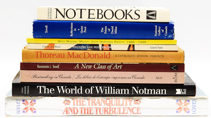 A Selection of Nine Books on Printmaking and Photography by Books and Reference
