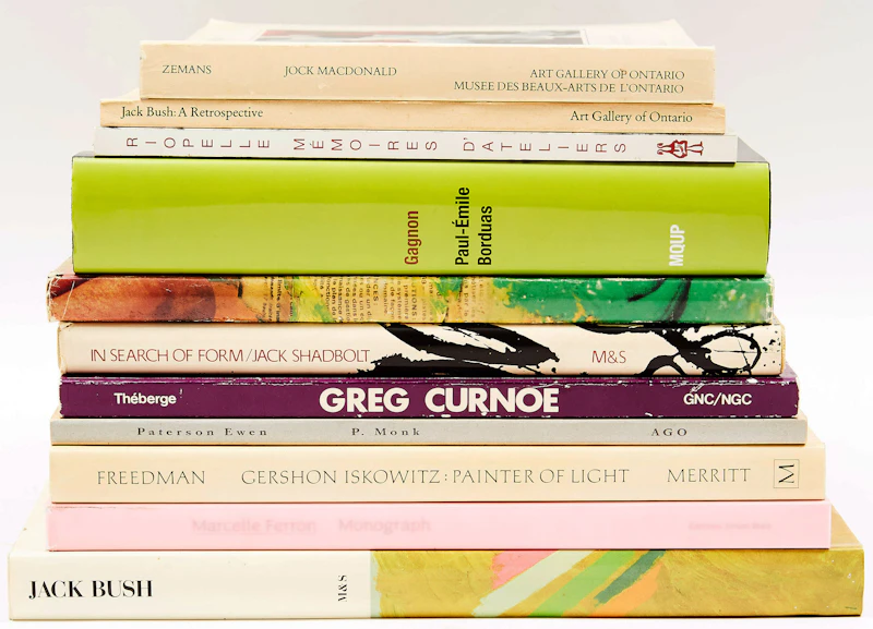 A Selection of Eleven Books on Post War Canadian Art by Books and Reference