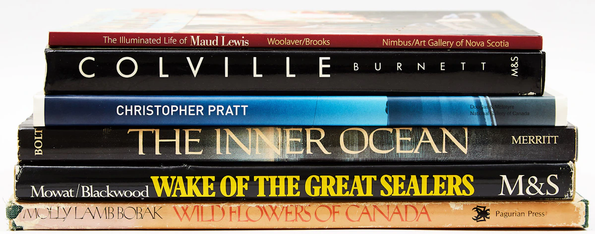 Books and Reference, A Selection of Six Books on the Art of Eastern Canada, six books