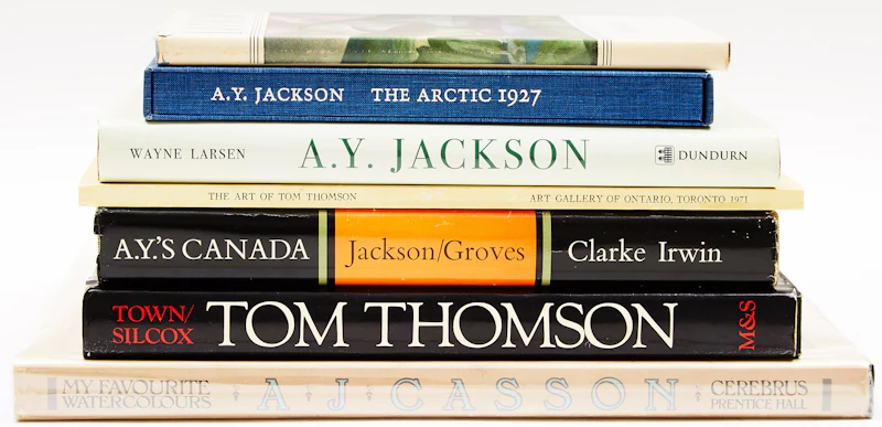 A Selection of Seven Books on A.Y. Jackson, A.J. Casson and Tom Thomson by Books and Reference