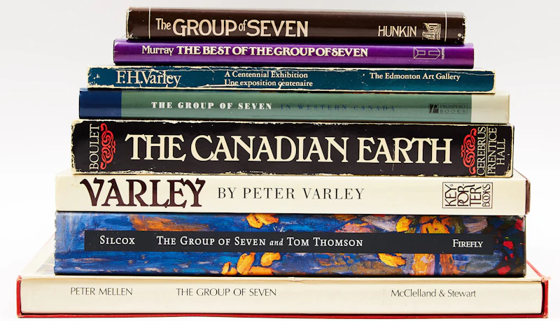 A Selection of Eight Books on Frederick H. Varley and The Group of Seven by Books and Reference