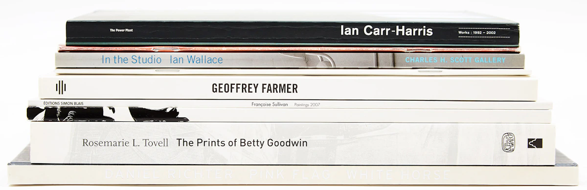 Books and Reference, Nine Contemporary Art Reference Books, nine books