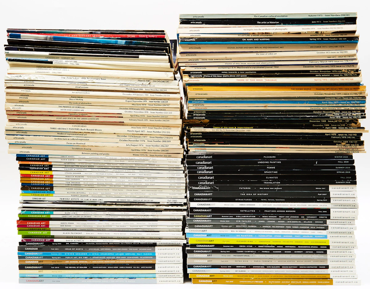 Books and Reference, ArtsCanada and Canadian Art Magazines , 134 magazines