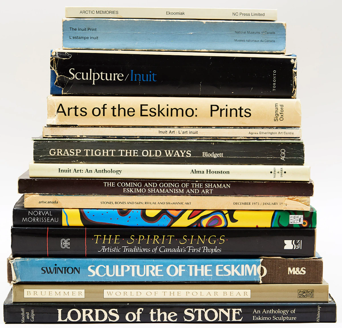 Books and Reference, Fifteen Inuit Art Reference Books, fifteen books