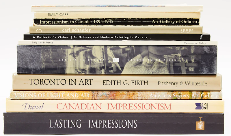 Selection of Eleven Books on Canadian Art by Books and Reference