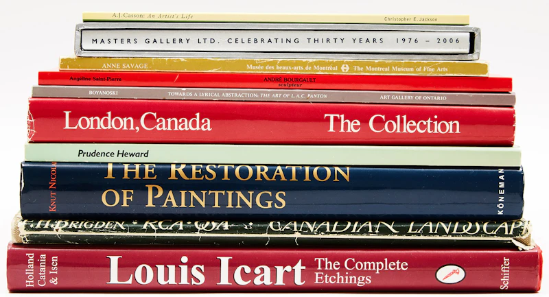 Selection of Ten Books on Art History and Canadian Art by Books and Reference