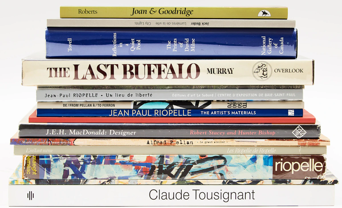 Books and Reference, Fifteen Canadian Art Reference Books, fifteen books